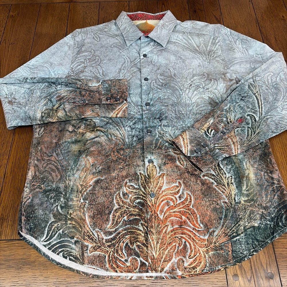 Robert Graham Mens Long Sleeve Shirt "Mosque in Istanbul” Size 2XL RARE